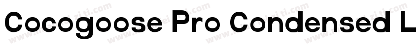 Cocogoose Pro Condensed Light字体转换